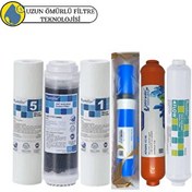 Resim Pemax Water Solutions Purefer Açık Kasa Çif Sedimentli Sertifikalı 6'lı Vontron Helixfil Yüksek TDS Mebran Mineralli 