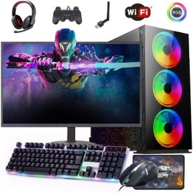 Resim I5 12400F 16GB 240GB SSD 1TB HDD 6GB GTX1660S 24" Monitörlü (Gaming SET) Rogame