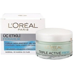 Resim L'Oreal Paris Üç Etkili Nemlendirici Jel Krem 50 ML 