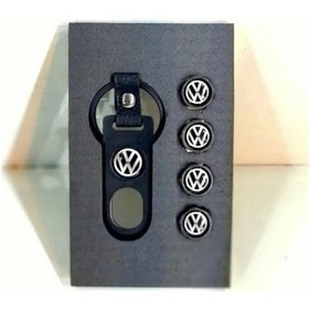 Resim Volkswagen Anahtarlık Ve Sibop Kapağı Plastik 