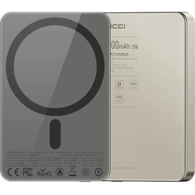 Resim Recci RP26 Pd 20W Ultra Ince Hızlı Şarj Özellikli Wireless Powerbank 15W 10000MAH 