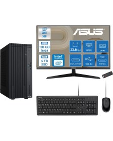 Resim Asus Expertcenter P500MV Intel® Core™ Ultra 7 240H 5.2ghz Aı 128GB Ddr5 4tb SSD 23.8"120Hz Intel® Graphics Freedos Mini Tower Masaüstü Bilgisayar D724016512B0DF40+ZETTAUSBBELLEK 