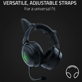 Resim Ears V2 - Evrensel Fit Clip-On Ears Kulaklıklar Için (Clip-On Ears, Çok Yönlü, Ayarlanabilir Bantlar, 26 G Hafif Premium Silikon) Siyah 