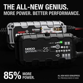 Resim NOCO GENIUSPRO25 6V/12V/24V 1000A Akıllı Akü Şarj ve Akü Bakım/Desülfatör/Power Supply 