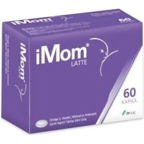 Resim Imom Latte Omega 3 60 Kapsül 