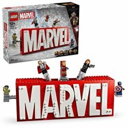 Resim LEGO MARVEL Logosu ve Mini Figürleri 76313 