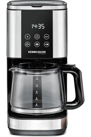 Resim Rommelsbacher FKM 1000 Filtre Kahve Makinesi 1,5L Su Kapasitesi, 12 Fincanlık Hacim, Cam Sürahi 