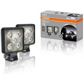 Resim Osram 12V-24V Çalışma Lambası Kare 5 Ledli 8W 6000K 550L 43 Mt N11.2043 