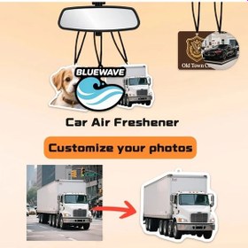 Resim Honeybeeshop 20 Adet Kare Araba Hava Temizleyici Kolye, Araba Ve Çanta Aksesuarı, Fotoğraflı Özel Hediyelik 
