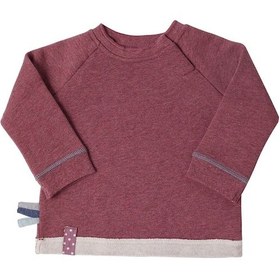 Resim Organicera Organik Sweatshirt ,Bordo Melanj (554296600) Bordo 