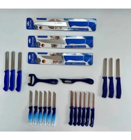 Resim Solingen Pro Çeyiz Paketi Mavi 23 Parça 