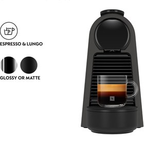 Resim Nespresso Essenza Mini D30 Matt Black Kahve Makinesi 