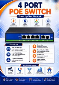 Resim 4 Port Poe Switch 4+2 10/100 