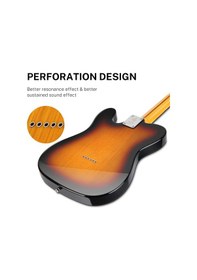 Resim Donner Djc-1000s Tl Thinline F Hole Elektro Gitar Paketi Sunburst 
