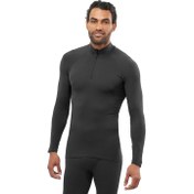 Resim Salomon Essantia Seamless Half Zip Erkek Termal Üst İçlik 