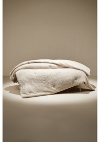 Resim Puffy Mellove Sherpa Çift Kişilik Yorgan - Bej 