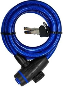 Resim Bisiklet Halat Zincir Kilit 150 cm Motosiklet Çelik Kilit Çap 12 mm Ø Hırsız Önleme Güvenlik 1 Adet 