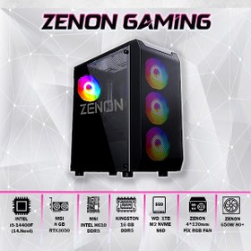 Resim ZENON Gaming ZG-159 i5-14400F 16GB 1TB SSD 8gb RTX3050 DOS Masaüstü Oyun Bilgisayarı (3 Yıl Garanti) 