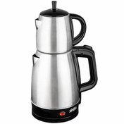 Resim Sinbo Stm-5831 Elektrikli Çelik Çay Makinesi Çaycı 1.7lt + 0.7lt Çay Süzgeçli 3731 