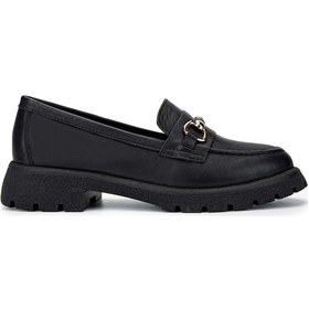 Resim Tamer Tanca Kadın Hakiki Deri Siyah Deri Loafer Ayakkabı 1065 201-4259 Bn Ayk Sk24-25 Sıyah Dr Siyah 