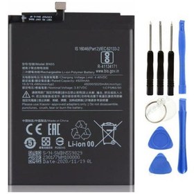 Resim TeknikEvim Xiaomi Redmi Note 9S Bn55 Pil Batarya ve Tamir Seti 