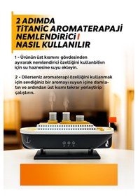 Resim Gemi Tasarımlı Işıklı Aroma Terapi Hava Nemlendirici 