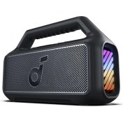 Resim Soundcore by Anker Boom 2 Bluetooth Hoparlör, 24 Saat Çalışma Süresi, 80W, RGB, 2.1 Stereo, IPX7, BassUp 2.0, Özelleştirilebilir EQ, Siyah 