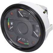 Resim Geeroyoo 4'lü Otomotiv Gösterge Paneli - Yakıt/yağ Basıncı/su Sıcaklığı/voltmetre 12v Uyarı Lambaları Yakıt, Yağ, Su Göstergesi Jzr-gy 