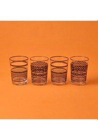 Resim Kitchen Ethnic 4'lü Meşrubat Bardağı Seti - Asorti - 510 Ml Renkli 