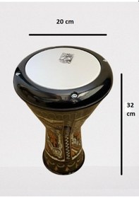 Resim Cümbüş Mini Mısır Erzincan İşlemeli Bakır Darbuka 