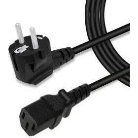 Resim Wozlo Bilgisayar Kasa Monitör Ekran Power Güç Kablosu 3*0.75MM 1.5 Metre 