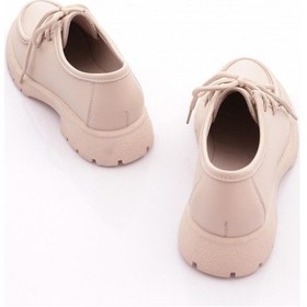 Resim Dgn 4247 Kadin Loafer Ayakkabi Bej 