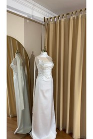 Resim MODA Saten gelinlik 