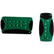 Resim Xuweiwei 2.5mm Kalınlık Kaymaz Oksitlenmiş Havacılık Alüminyum Pedallar - Green Black Carbon Pattern Patch 