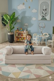 Resim Legom Kids Koltuk Çocuk Oyun Koltuğu Çocuk Aktivite Yatağı - Antrasit 