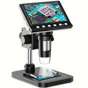 Resim 10.92 cm Dijital Mikroskop 1000X HD 1080P Para Mikroskobu, 8 LED ile Para Koleksiyonu Malzemeleri, Windows ile Uyumlu 