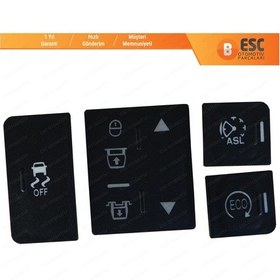 Resim Range Rover Sport L494 Makyajsız için Konsol Düğme Kapağı Eco Lu N11.14078 