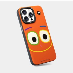 Resim İphone 14 Pro Max Uyumlu Kılıf Magsafe Özellikli Sunshine Youngkit Daily Happy Serisi Kırmızı 