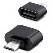 Resim Micro Usb To Usb Data Çevirici Otg Adaptör 