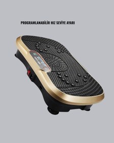 Resim Ev Tipi Titreşimli Spor Aleti Yağ Yakım Destekli Tasarım Renkli 