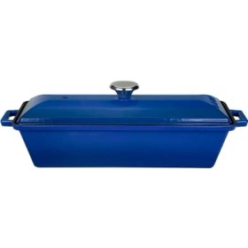 Resim Braventa Collection Lava Döküm Ekmek Kabı/terrine, 11X29 Cm, Mavi 