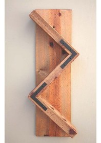 Resim Kuzela Ahşap Duvar 6'lı Şaraplık 