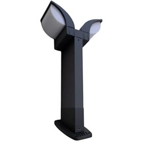 Resim Noche Elektrikpark Dortmund 30 Cm 28w Led Bahçe Direği – Yüksek Güçlü Antrasit Kısa Bollard 