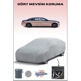 Resim Breen Mercedes-Benz Maybach S-Class ile Uyumlu Oto Branda, Araba Brandası, Su ve Güneş Geçirmez Araba Çadırı 