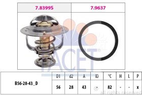 Resim TERMOSTAT 82C° COROLLA 1.3 1.6 92>00 AVENSIS 97>00 RAV4 96>00 