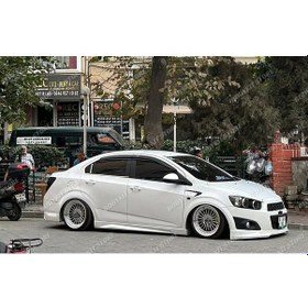 Resim Chevrolet Aveo Sedan Yan Marşpiyel Seti Sağ-sol Mk2 2011 Sonrası Uyumlu 