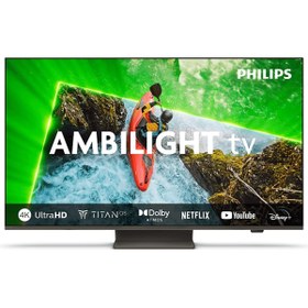 Resim Philips 65PUS8609/62 65 164cm 4K UHD LED Dolby Atmos Titan OS Ambilight TV 