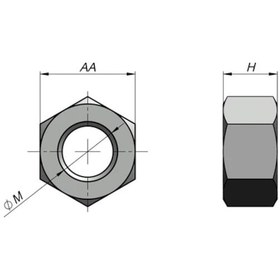 Resim Norm Metrik Somun M5 20 Adet 4 