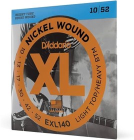Resim AyrStore D'Addario EXL140 Light Top/Heavy Bottom Elektro Gitar Teli (10-52) 