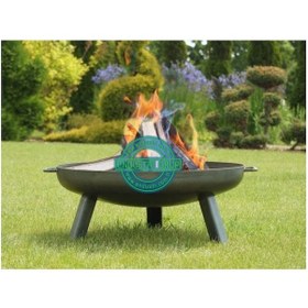 Resim Endüstri Grup - Ø600 Mm Bahçe Ateş Çukuru Barbekü Mangal Izgara 